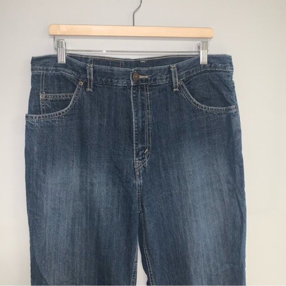 Levi’s Vintage Jeans Men’s Size 36x32 Dark Wash Straight Leg Orange Tab - Picture 3 of 11